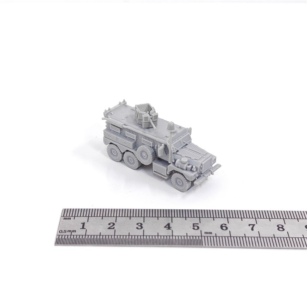 US Army Cougar 6×6 MRAP,3D Printed,1/144 Scale Mini Tank Model,Resin