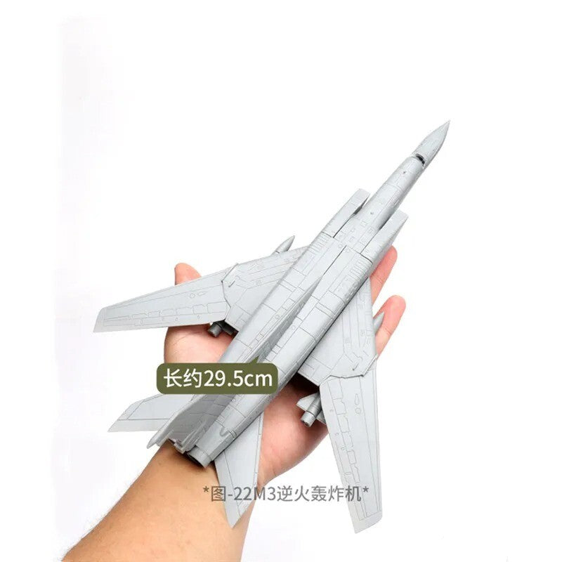 1/144 Scale C-130 An-12 H-6K Tu-22m3 Aircraft Assemble Plastic Model Toy