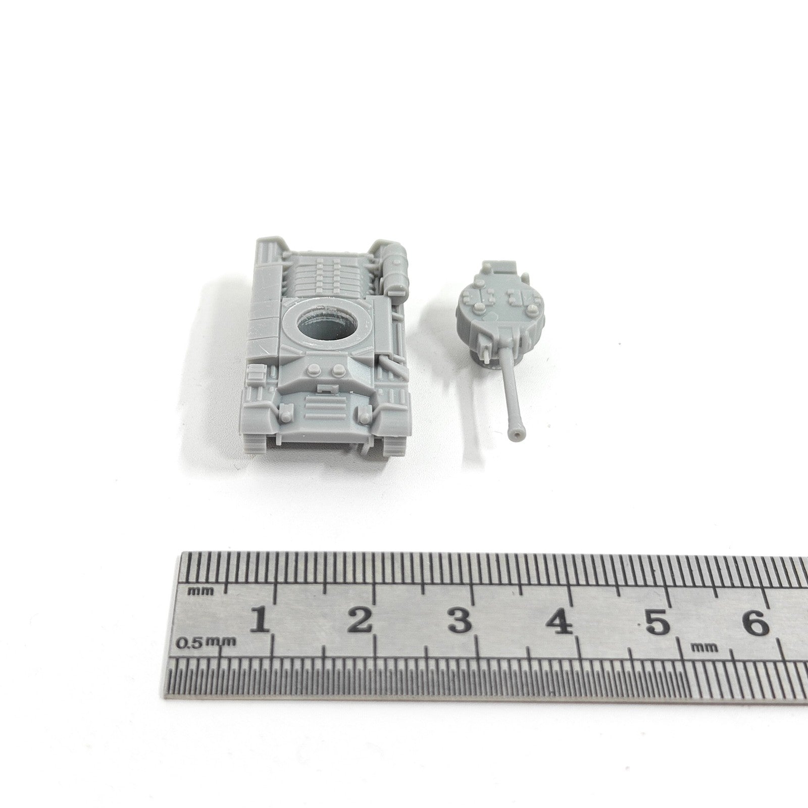 British Valentine Mk9 Tank,3D Printed,1/144 Scale Mini Tank Model,Resin