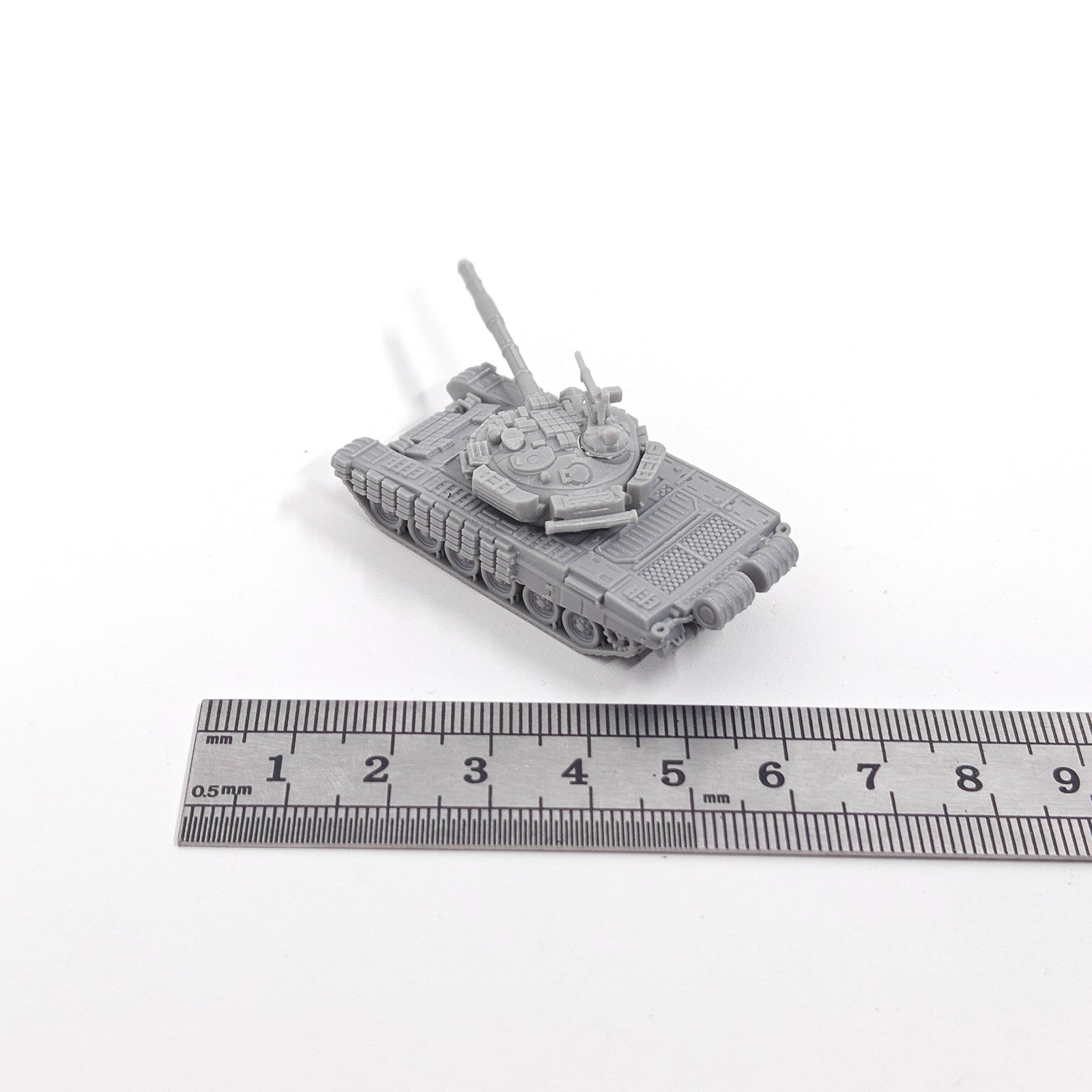Soviet T-72BV Main Battle Tank,3D Printed,1/144 Scale Mini Tank Model,Resin