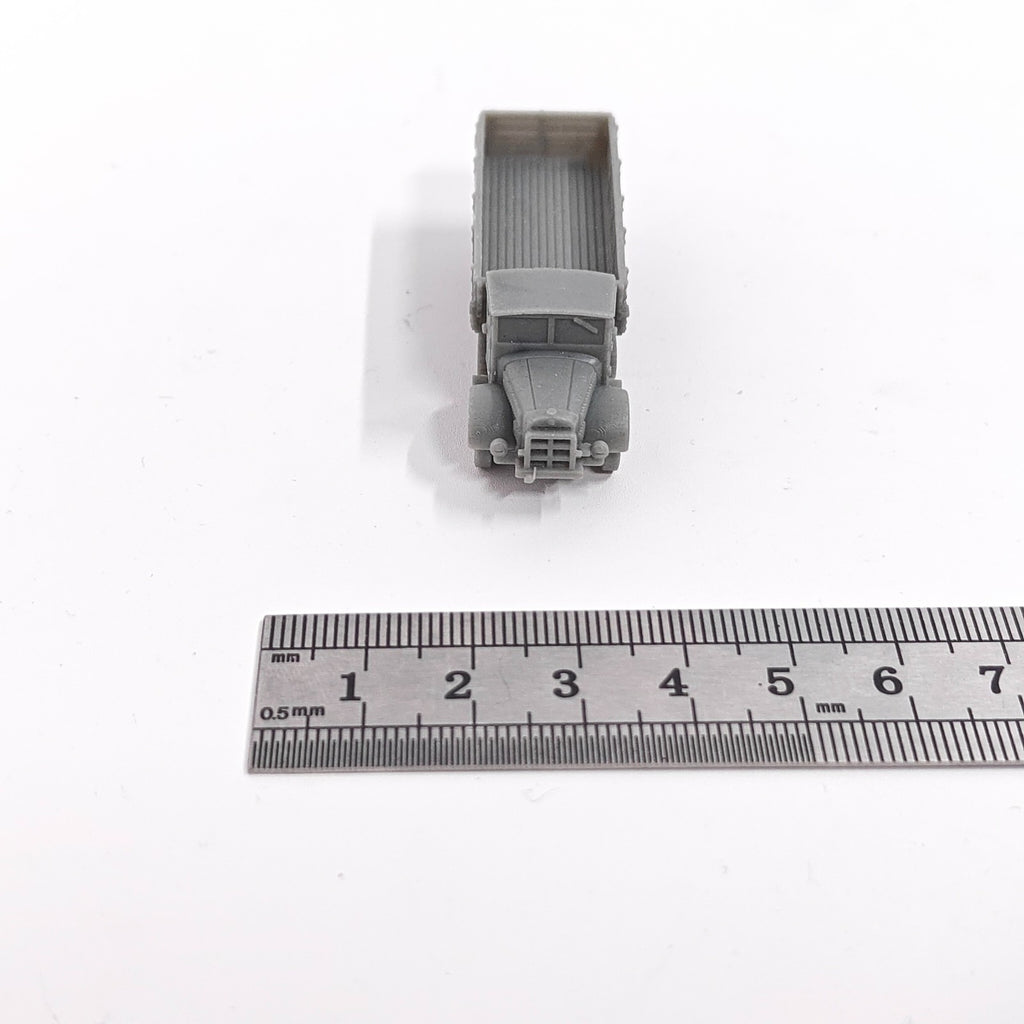 WWII German L 4500 R Half-track Truck,3D Printed,1/144 Mini Model,Resin