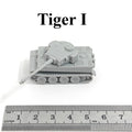 WWII German Tiger I Heavy Tank,3D Printed,1/144 Mini Tank Model,Resin