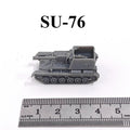 WWII Soviet SU-76 Tank Destroyer,3D Printed,1/144 Scale Mini Tank Model,Resin