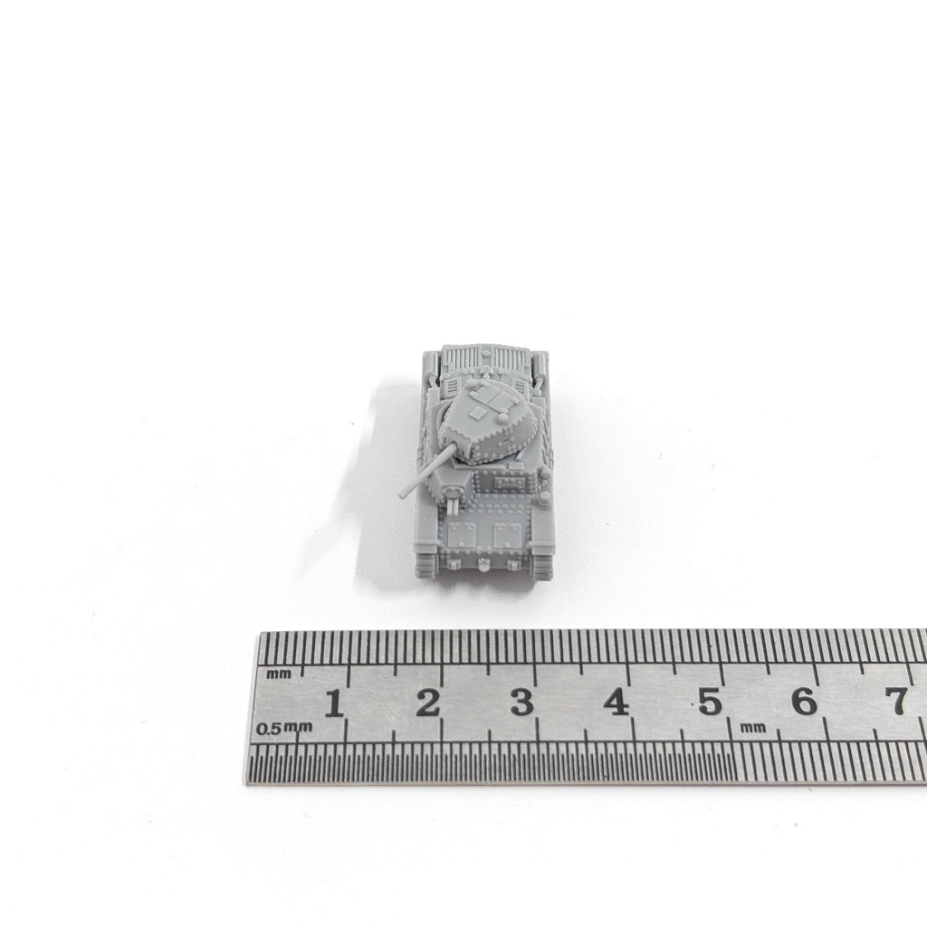 WWII Italian M15/42 medium Tank,3D Printed,1/144 Scale Mini Tank Model,Resin