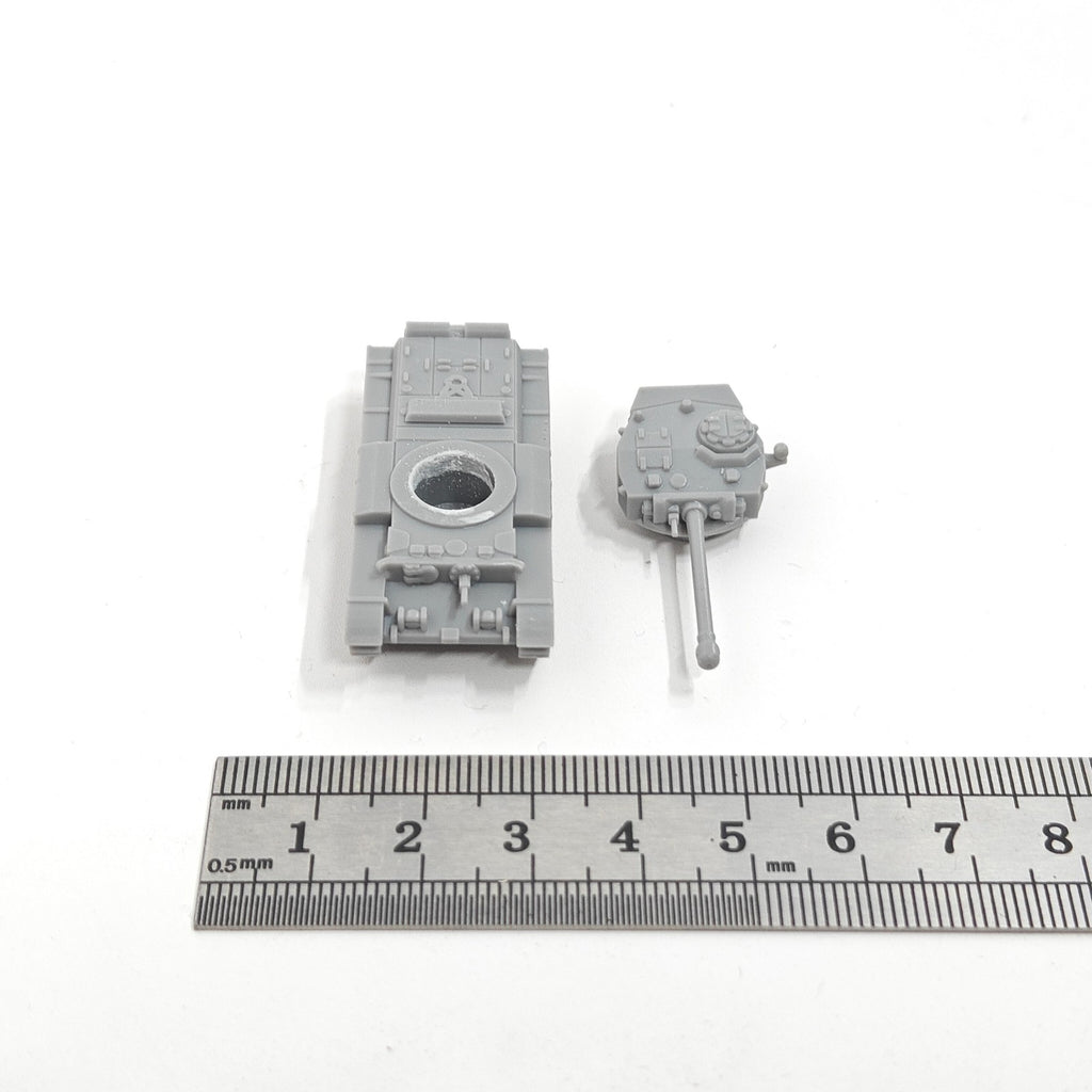 WWII British A34 Comet Tank,3D Printed,1/144 Scale Mini Tank Model,Resin