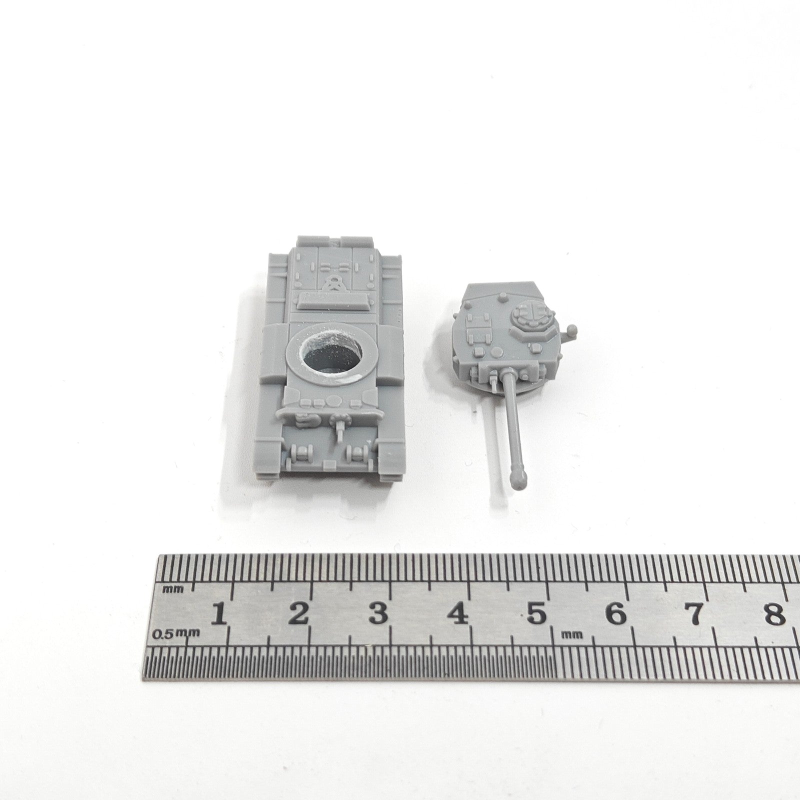WWII British A34 Comet Tank,3D Printed,1/144 Scale Mini Tank Model,Resin