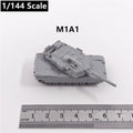 U.S. Army M1A1 Abrams Tank, 3D Printed ,1/144 Scale Mini Tank Model,Resin
