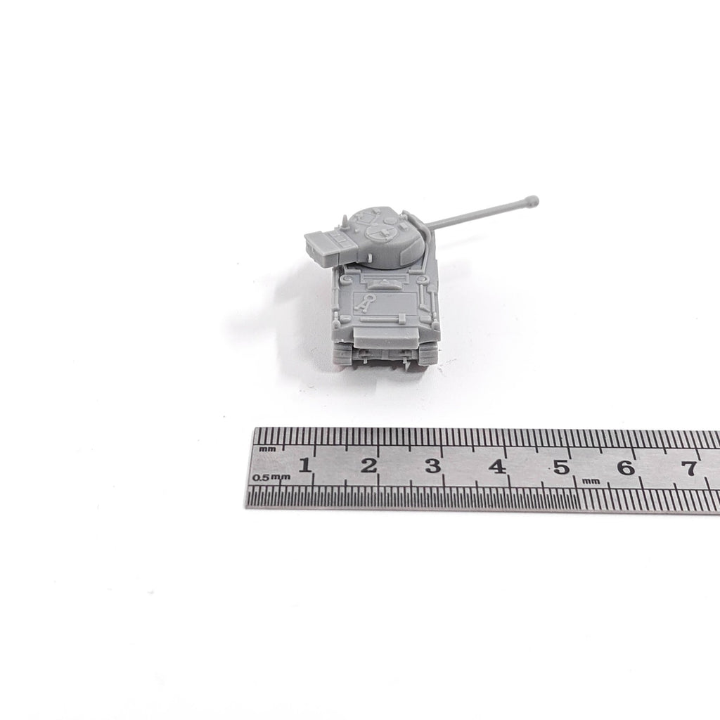 WWII British Sherman Firefly Tank,3D Printed,1/144 Scale Mini Tank Model,Resin