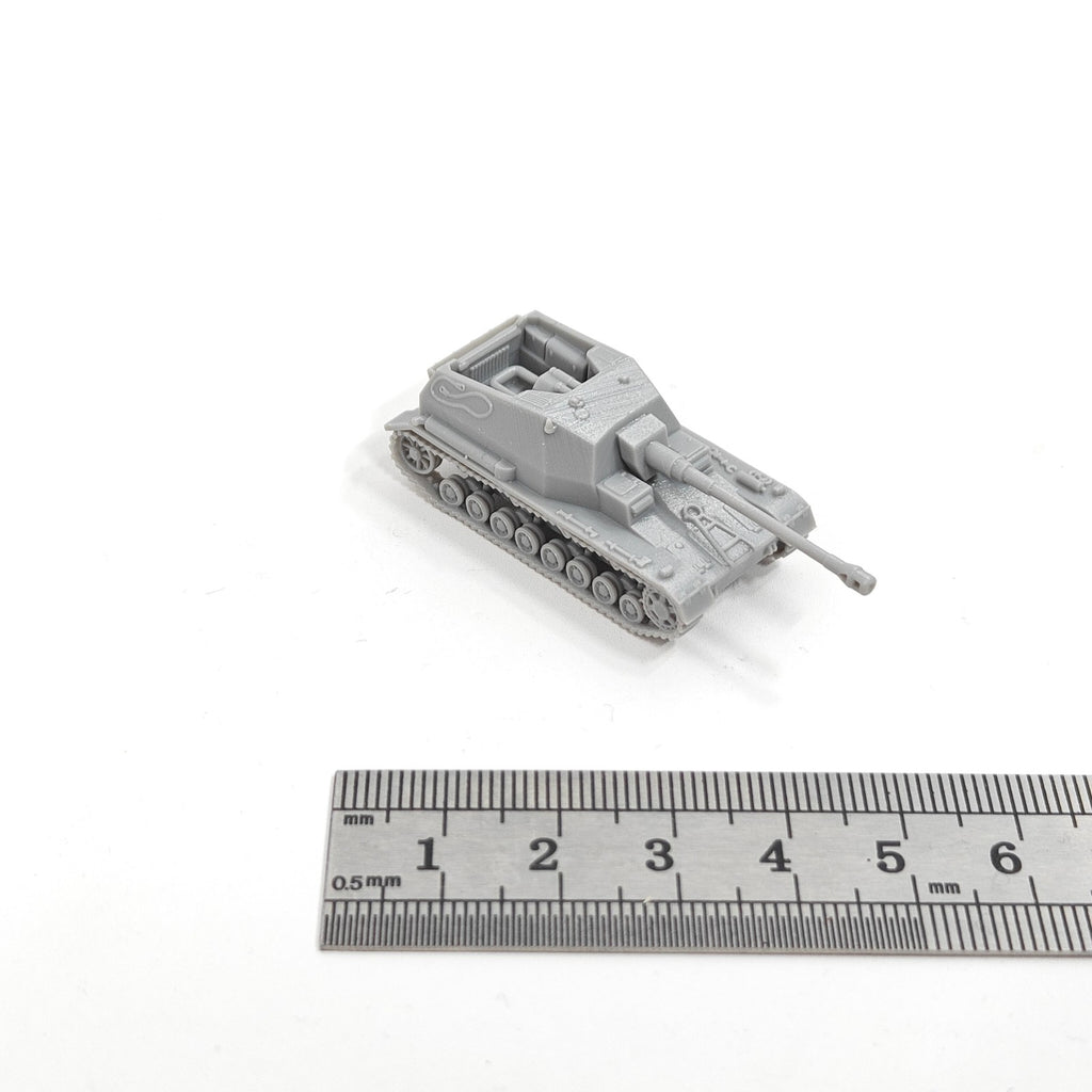 German Dicker Max Tank Destroyer,3D Printed,1/144 Scale Mini Tank Model,Resin
