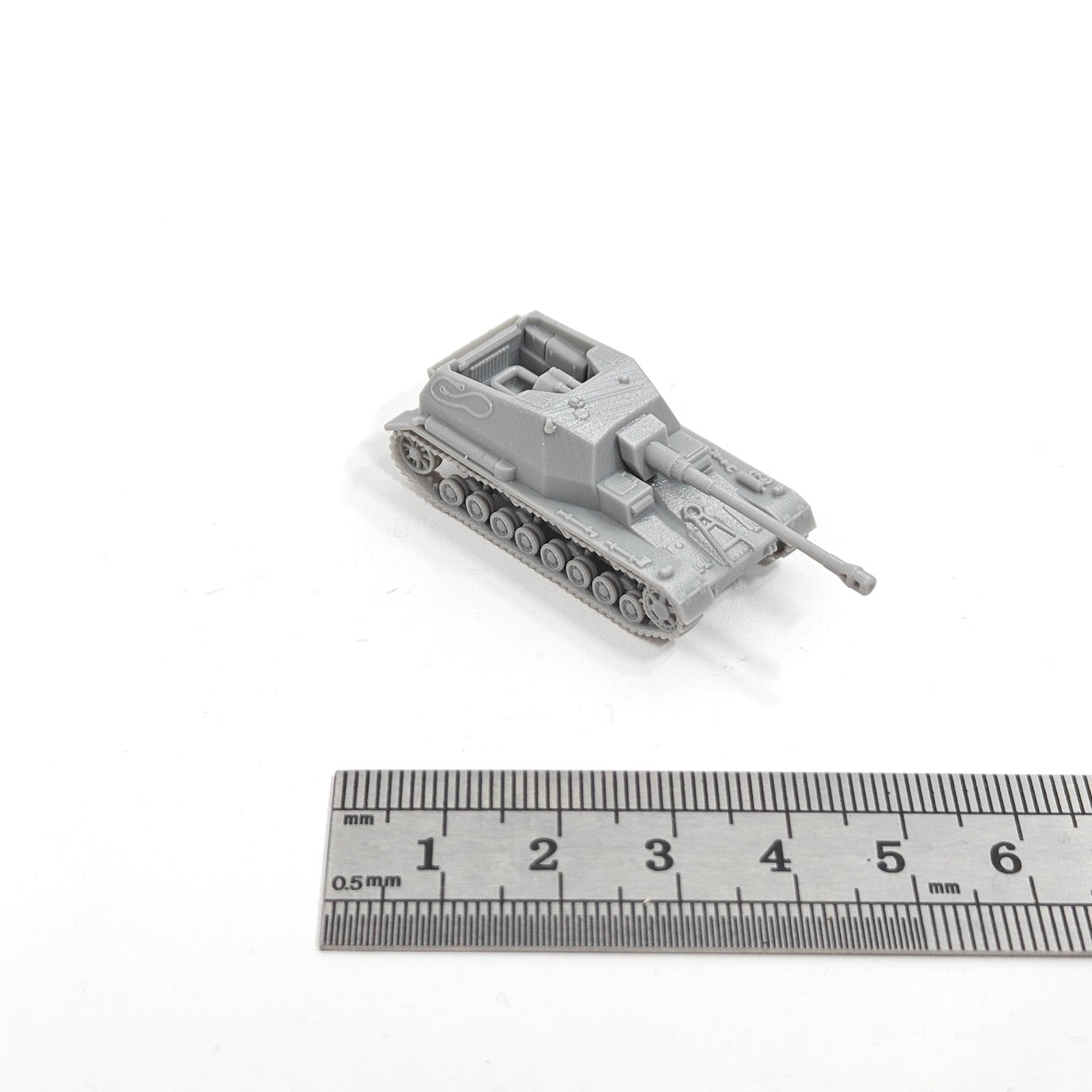German Dicker Max Tank Destroyer,3D Printed,1/144 Scale Mini Tank Model,Resin