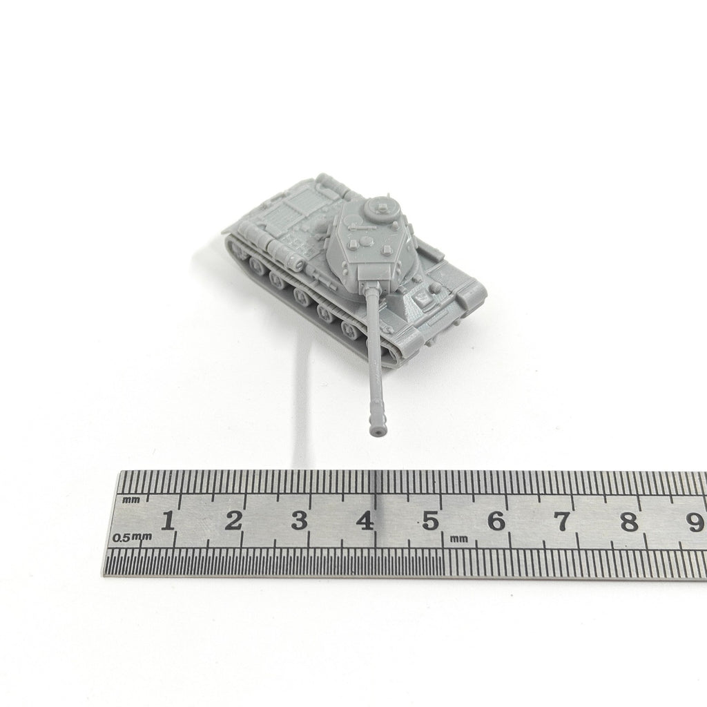 WWII Soviet IS-2 Heavy Tank,3D Printed,1/144 Scale Mini Tank Model,Resin