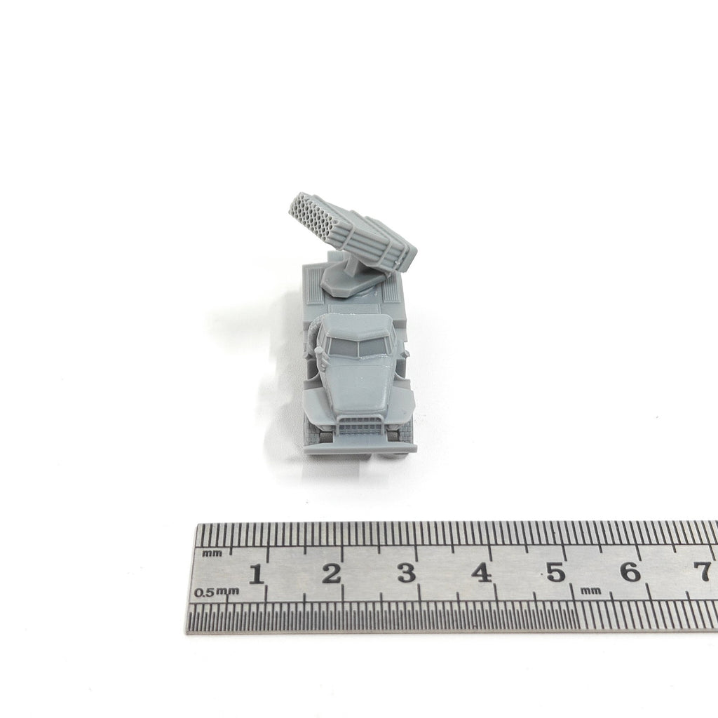 Soviet BM-21 Rocket Artillery,3D Printed,1/144 Scale Mini Tank Model,Resin