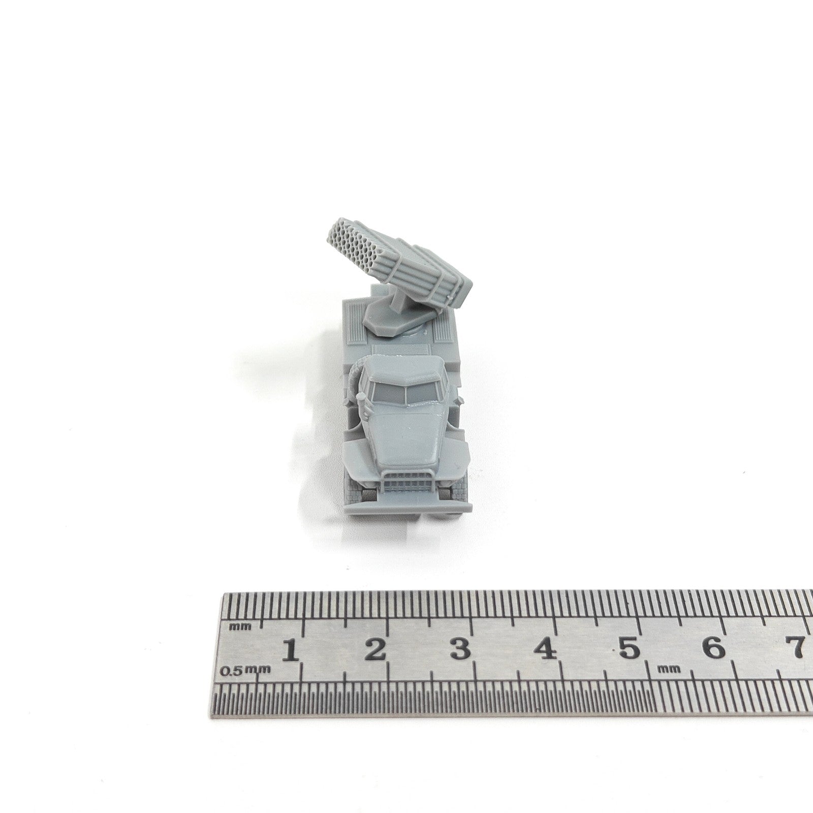 Soviet BM-21 Rocket Artillery,3D Printed,1/144 Scale Mini Tank Model,Resin