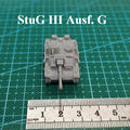 WWII German StuG III Ausf. G Tank,3D Printed,1/144 Mini Tank Model,Resin
