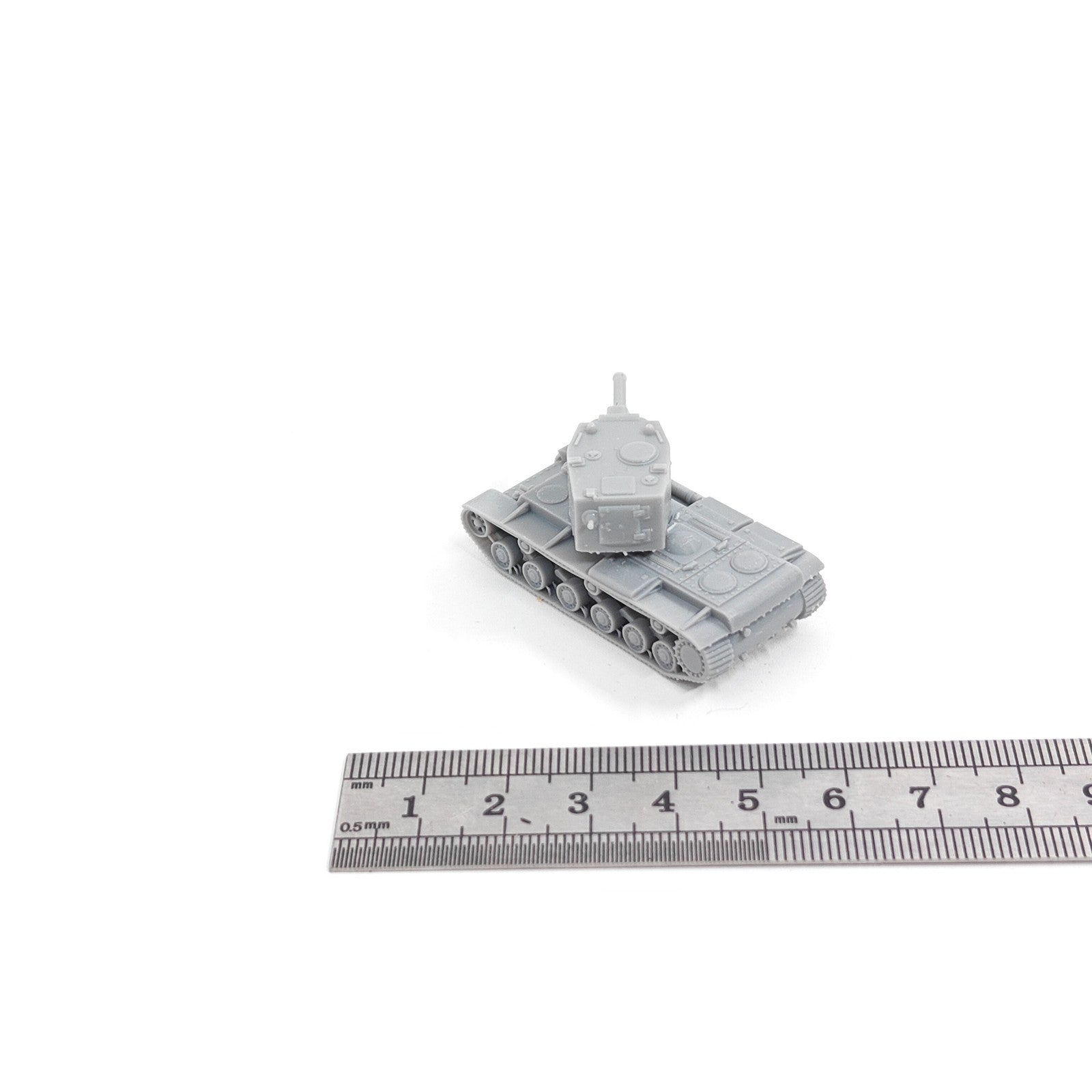 WWII Soviet KV-2 Heavy Tank,3D Printed,1/144 Scale Mini Tank Model,Resin