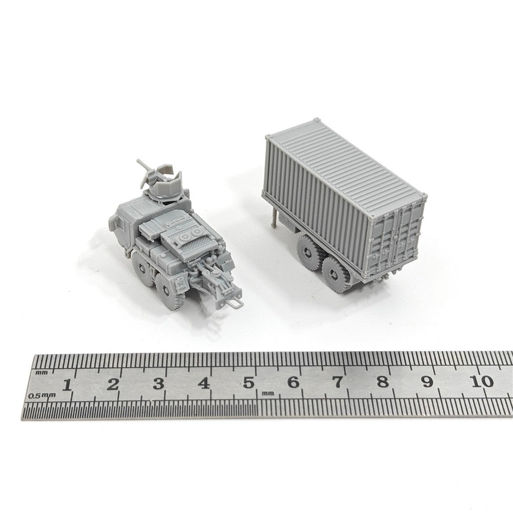 US Army M977 Heavy Tactical Truck,3D Printed,1/144 Scale Mini Tank Model,Resin