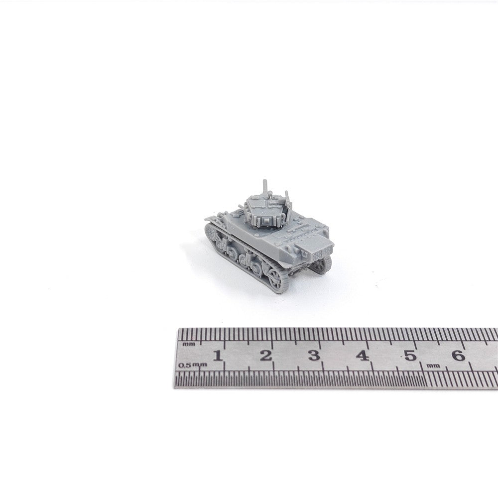 U.S. Army M5A1 Stuart Tank, 3D Printed ,1/144 Scale Mini Tank Model,Resin
