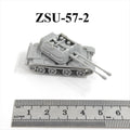 Soviet ZSU-57-2 SPAAG,3D Printed,1/144 Scale Mini Tank Model,Resin