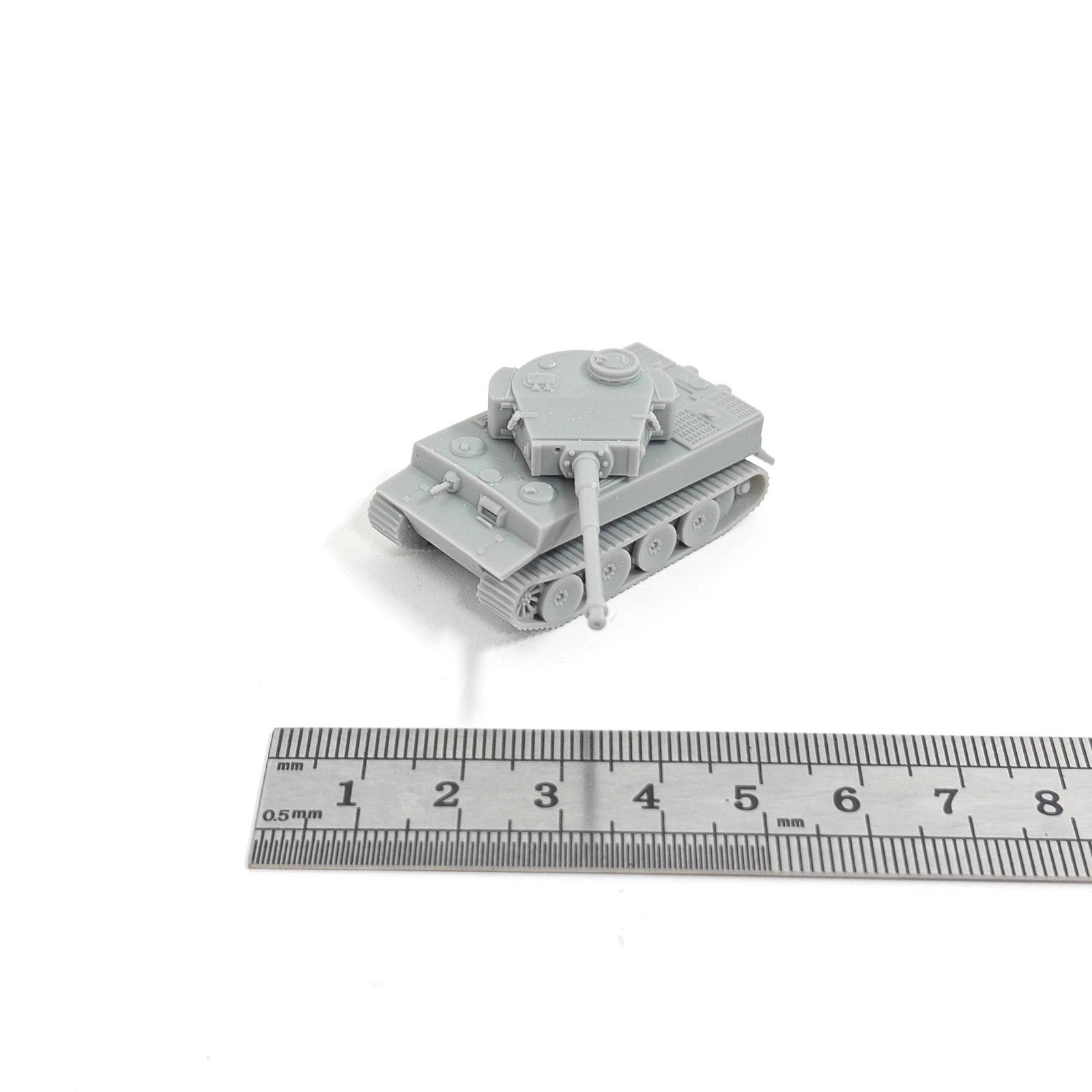WWII German Tiger I Heavy Tank,3D Printed,1/144 Mini Tank Model,Resin