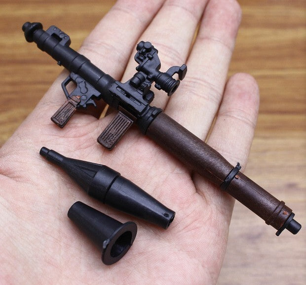 1/6 Scale Mini Gun Model, HK416 MP40 AK47 SVD TAC-50 M46 G36 PKP M240 Machine Gun，Plastic, Black,Easy To Assemble,For 12'' Action Figure