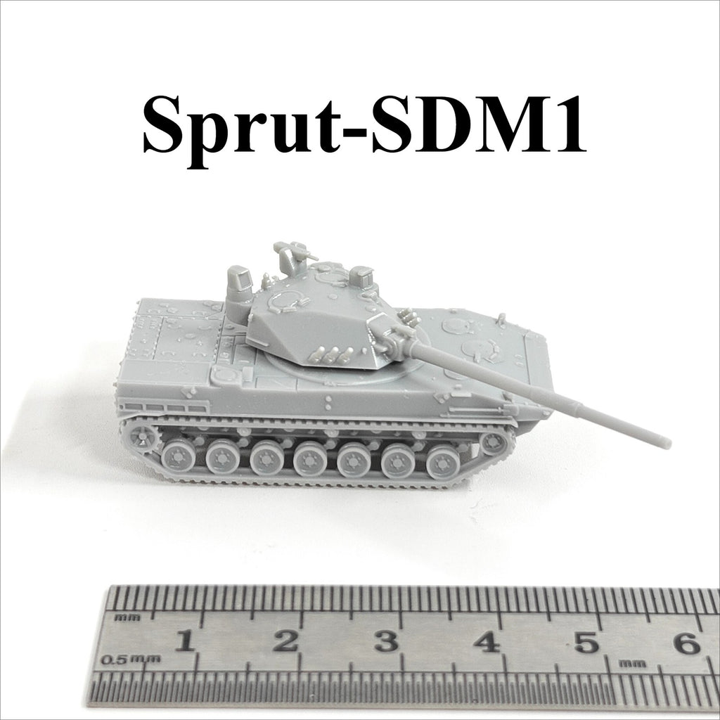 Russia 2S25M (Sprut-SDM1) SPTP,3D Printed,1/144 Scale Mini Tank Model,Resin