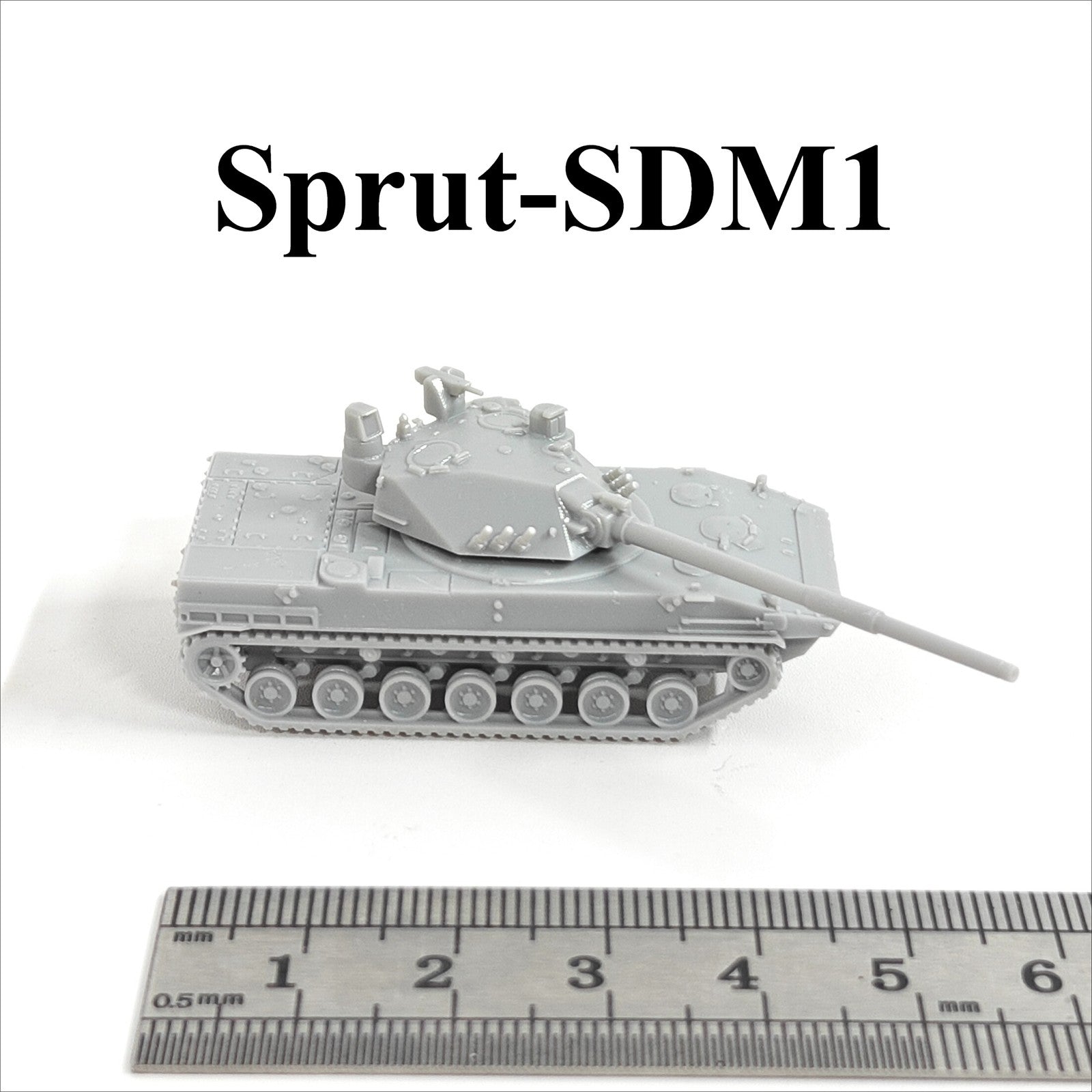 Russia 2S25M (Sprut-SDM1) SPTP,3D Printed,1/144 Scale Mini Tank Model,Resin