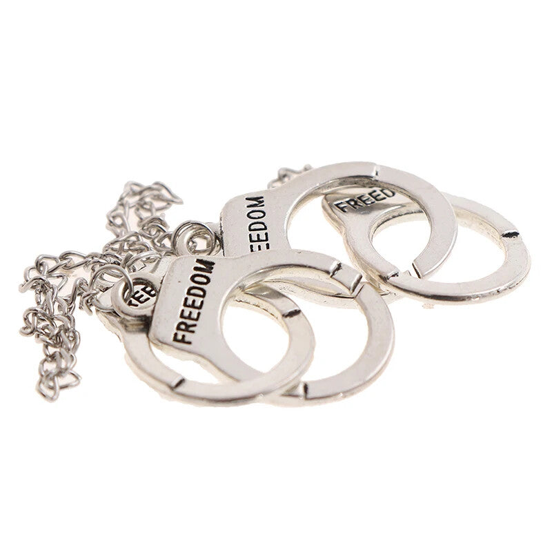 Mini Metal Handcuffs Model for 1/12 1/6 Scale Action Figures