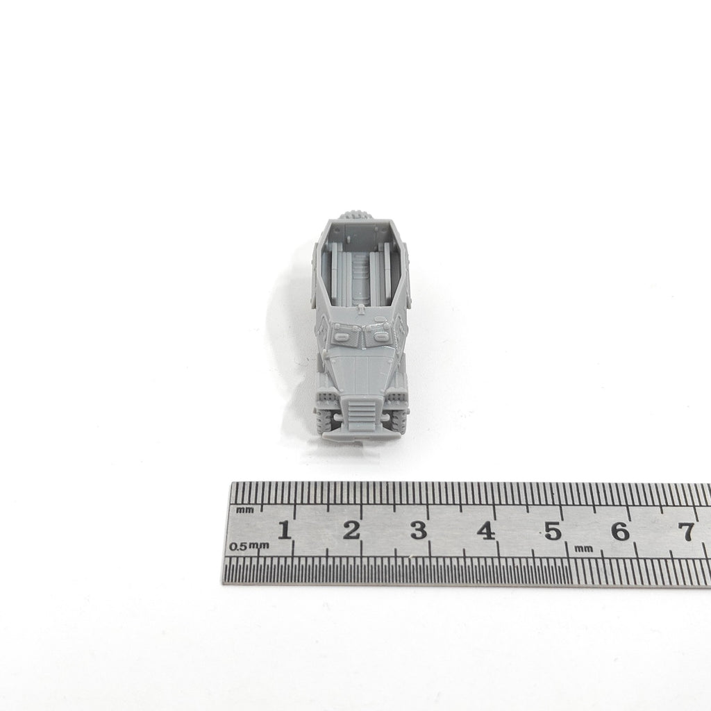 Soviet BTR-152 APC,3D Printed,1/144 Scale Mini Tank Model,Resin