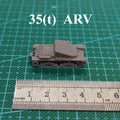 WWII German Pz.Kpfw. 35(t)  ARV,3D Printed,1/144 Scale Mini Tank Model,Resin
