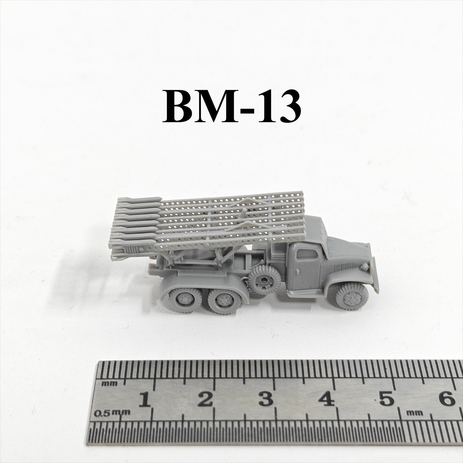 WWII Soviet BM-13 Rocket Artillery,3D Printed,1/144 Scale Mini Tank Model,Resin