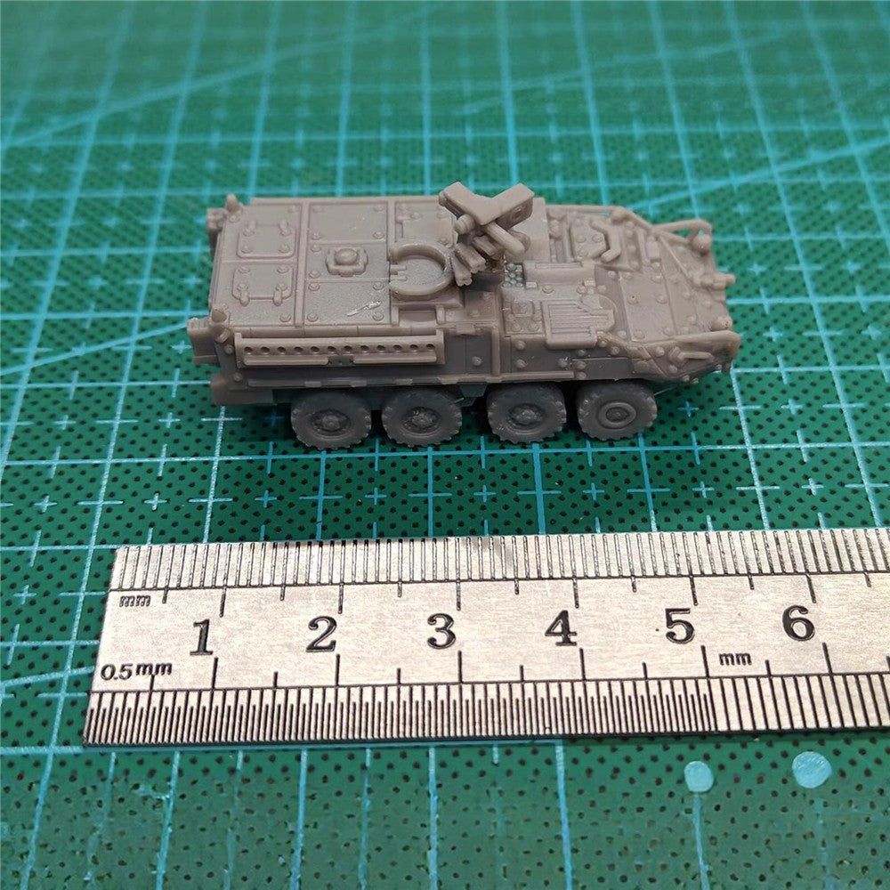US Army Stryker Armored Car,3D Printed,1/144 Scale Mini Tank Model,Resin