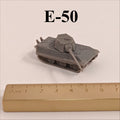 WWII German E-50 Medium Tank,3D Printed,1/144 Scale Mini Tank Model,Resin