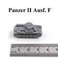 WWII German Panzer II ausf F Tank,3D Printed,1/144 Scale Mini Tank Model,Resin