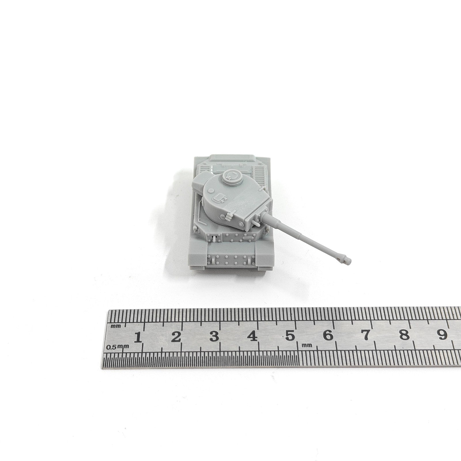 WWII German Tiger P Heavy Tank,3D Printed,1/144 Mini Tank Model,Resin
