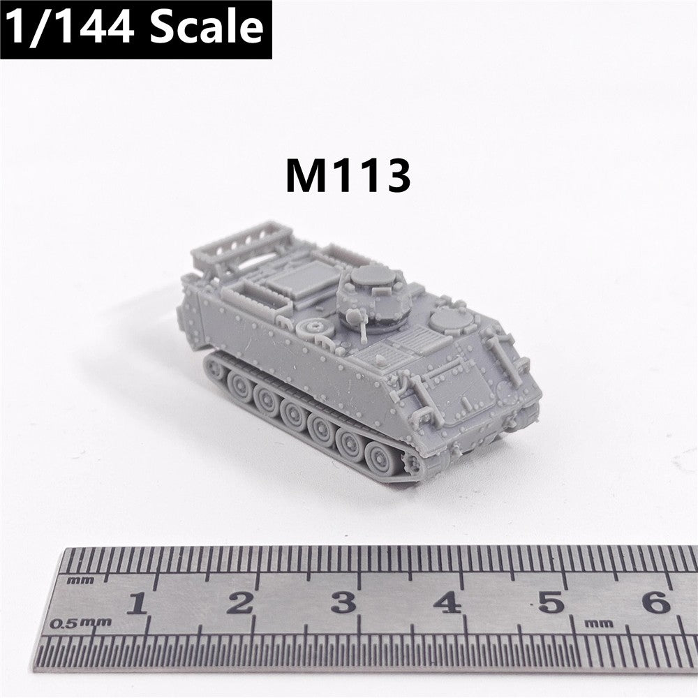M113-AS4 Infantry Fighting Vehicle, 3D Printed,1/144 Scale Mini Tank Model,Resin
