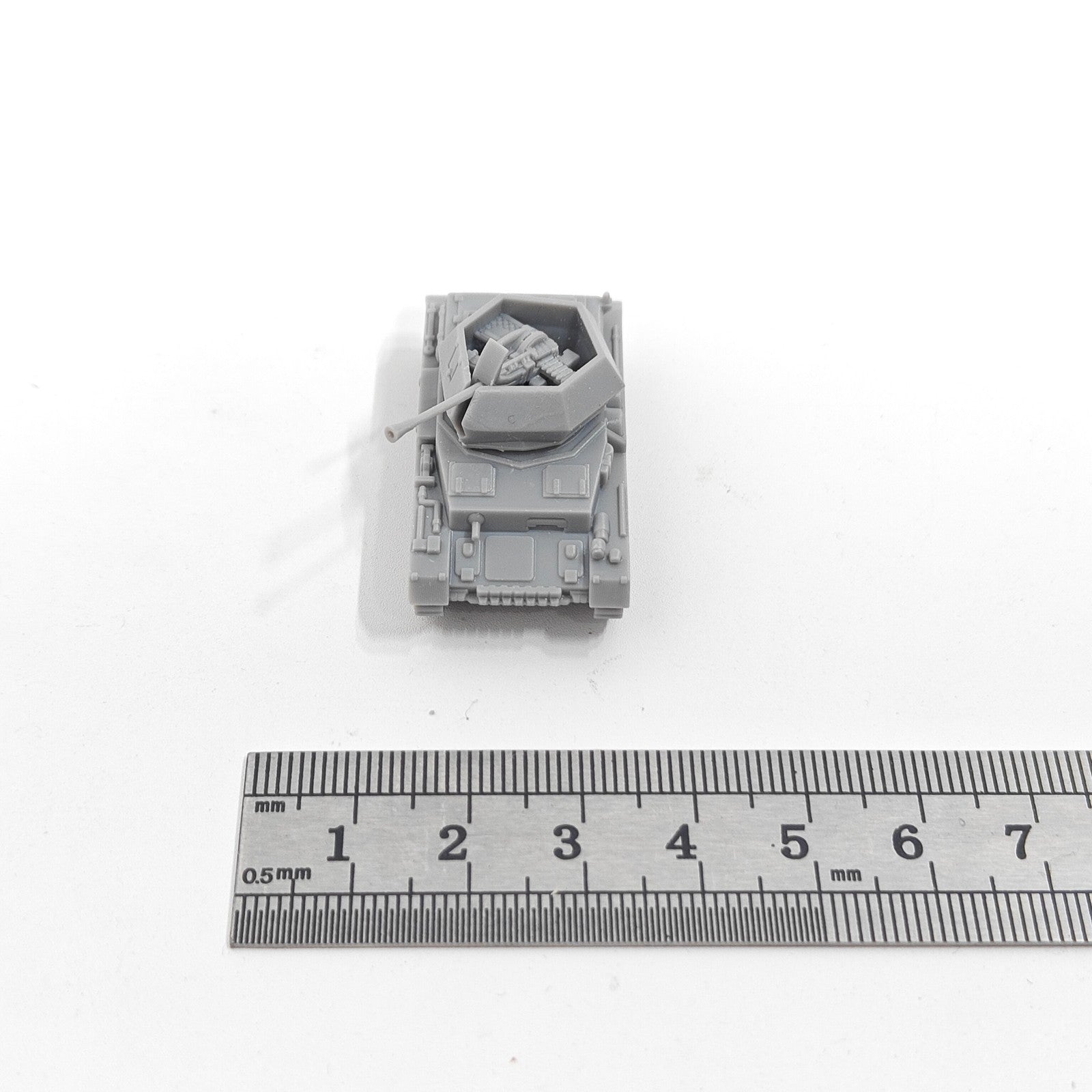 German Flakpanzer IV Ostwind SPAAG,3D Printed,1/144 Scale Mini Tank Model,Resin