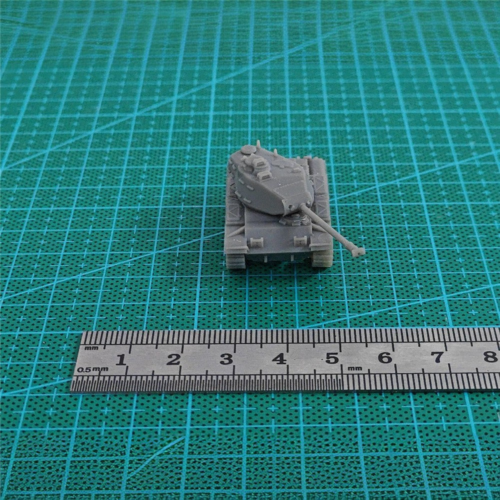 WWII US Army M41 Tank, 3D Printed ,1/144 Scale Mini Tank Model,Resin