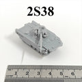 Russia 2S38 SPAAG,3D Printed,1/144 Scale Mini Tank Model,Resin