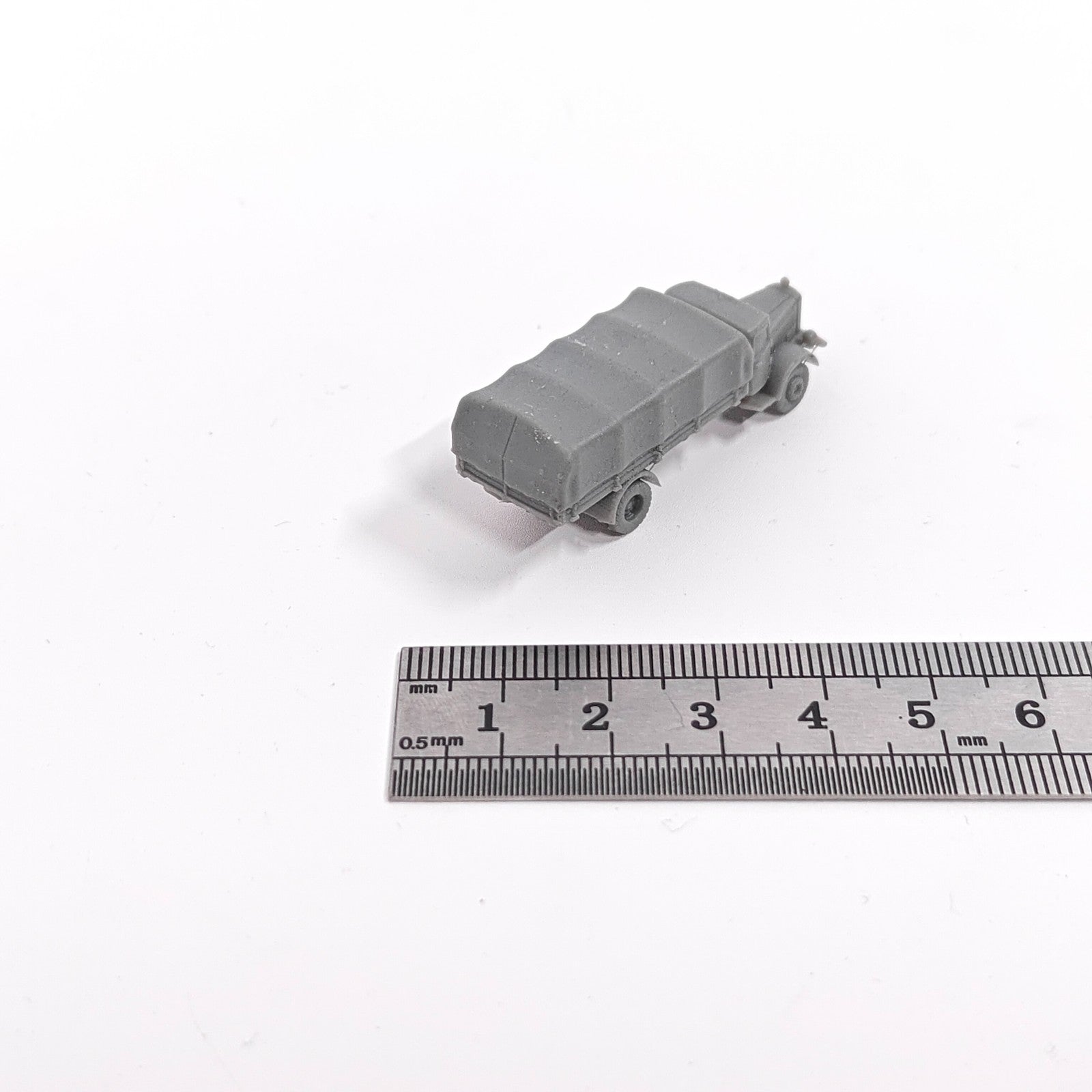 WWII German L4500 Military Truck (Canvas Top),3D Printed,1/144 Mini Model,Resin
