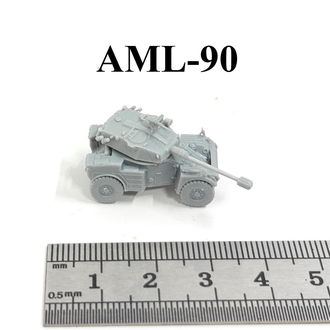 French AML-90 Armored Car, 3D Printed ,1/144 Scale Mini Tank Model,Resin