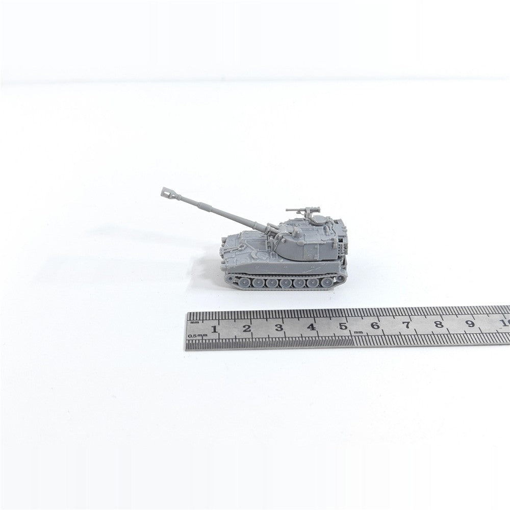 US M109 Self-Propelled Howitzer, 3D Printed ,1/144 Scale Mini Tank Model,Resin