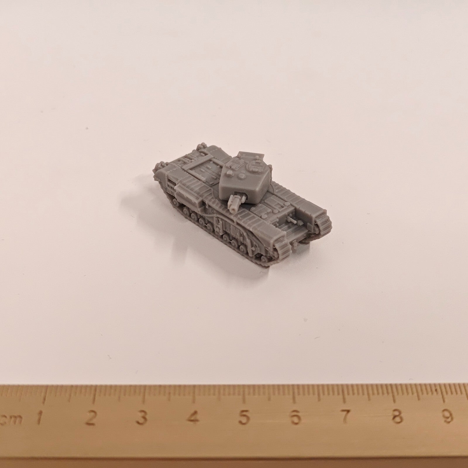 WWII British Churchill AVRE,3D Printed,1/144 Scale Mini Tank Model,Resin