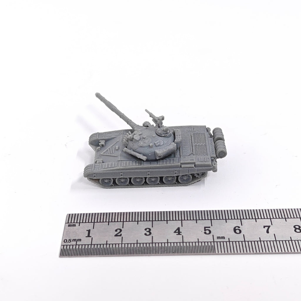 Soviet T-72A Main Battle Tank,3D Printed,1/144 Scale Mini Tank Model,Resin