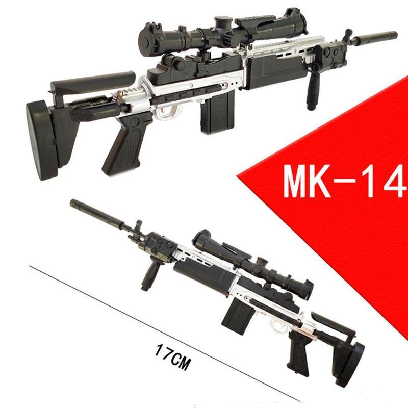 1/6 Scale Mini Gun Model, HK416 MP40 AK47 SVD TAC-50 M46 G36 PKP M240 Machine Gun，Plastic, Black,Easy To Assemble,For 12'' Action Figure