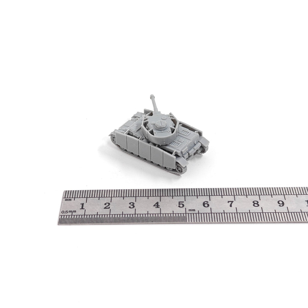 German Panzer IV ausf H Tank,3D Printed,1/144 Scale Mini Tank Model,Resin