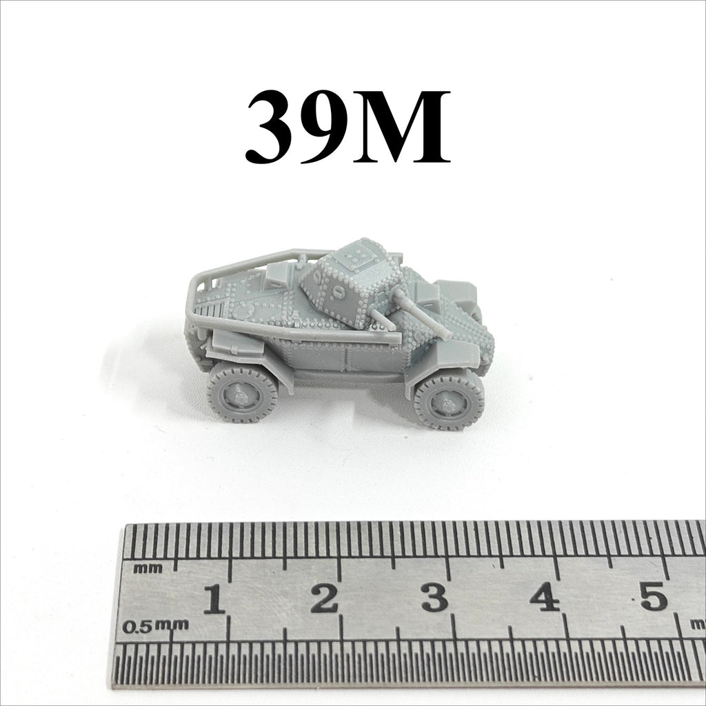 Hungarian 39M Csaba Armored Vehicle,3D Printed,1/144 Scale Mini Tank Model,Resin