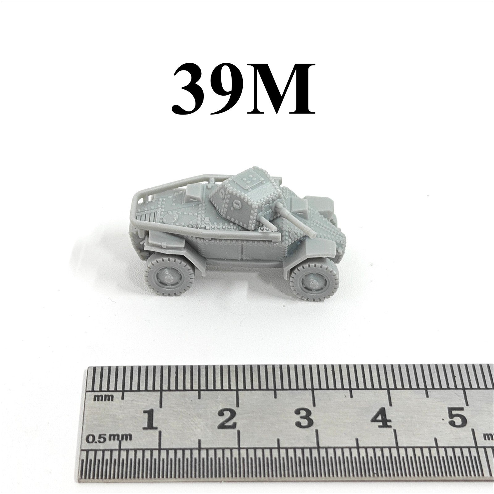 Hungarian 39M Csaba Armored Vehicle,3D Printed,1/144 Scale Mini Tank Model,Resin