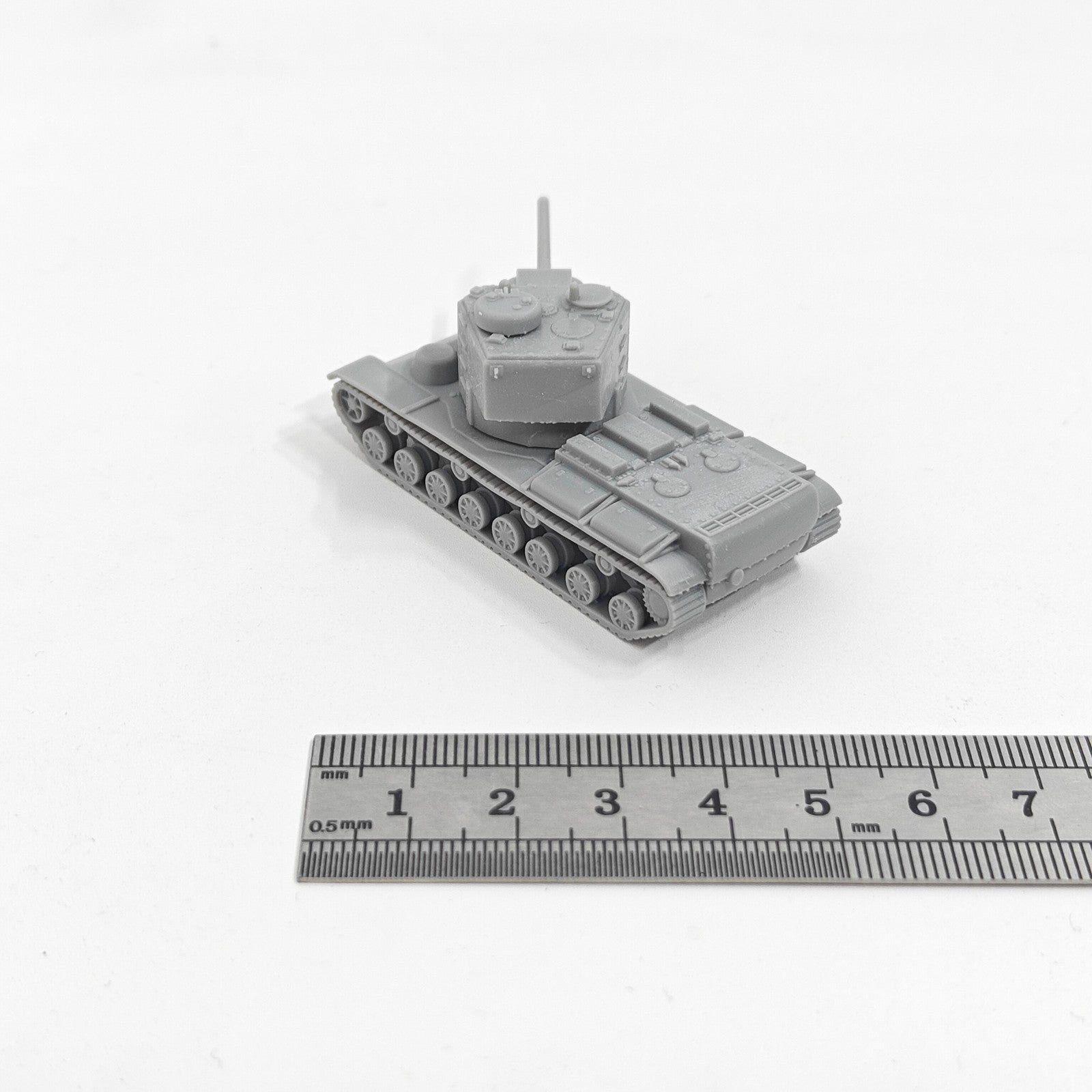 WWII Soviet KV-5 Heavy Tank,3D Printed,1/144 Scale Mini Tank Model,Resin