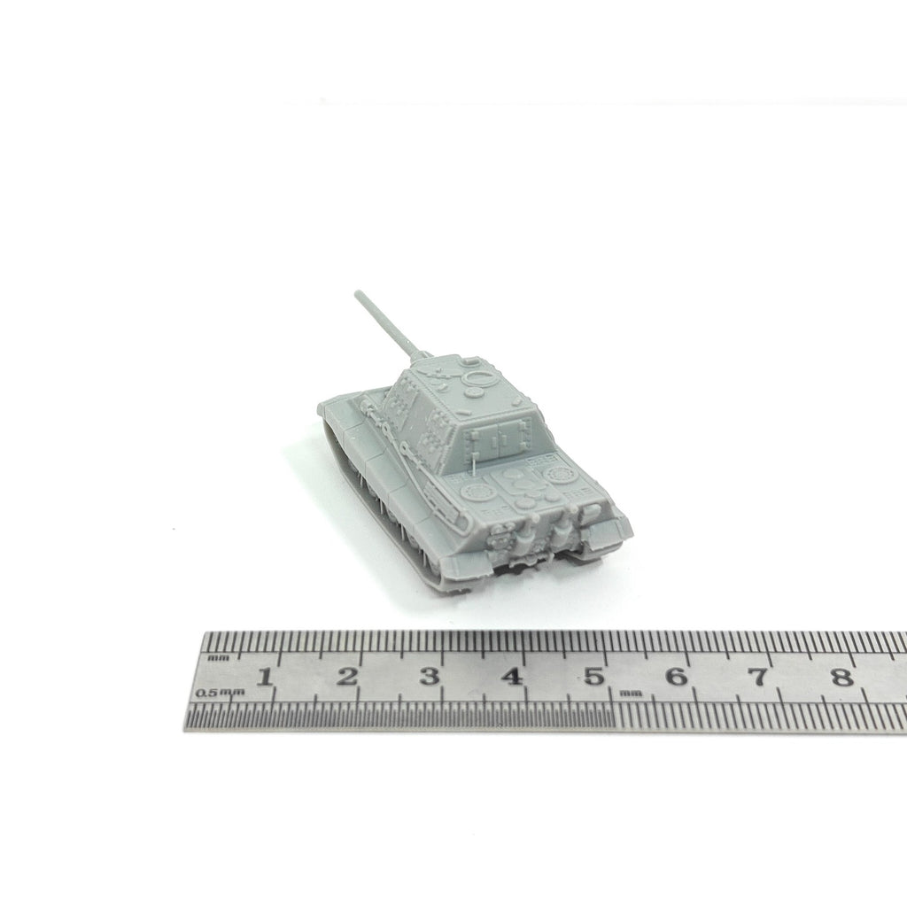 WWII German Jagdtiger Tank Destroyer,3D Printed,1/144 Mini Tank Model,Resin