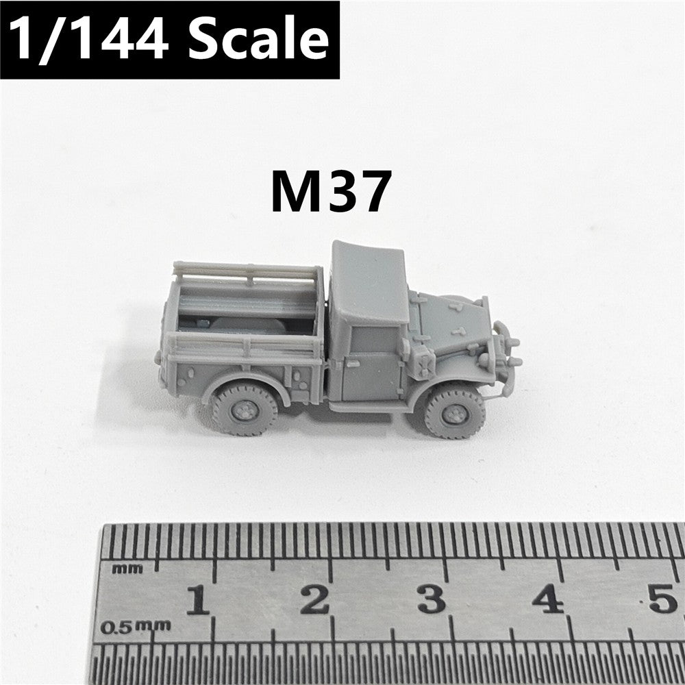 US Army M37 Truck, 3D Printed ,1/144 Scale Mini Tank Model,Resin